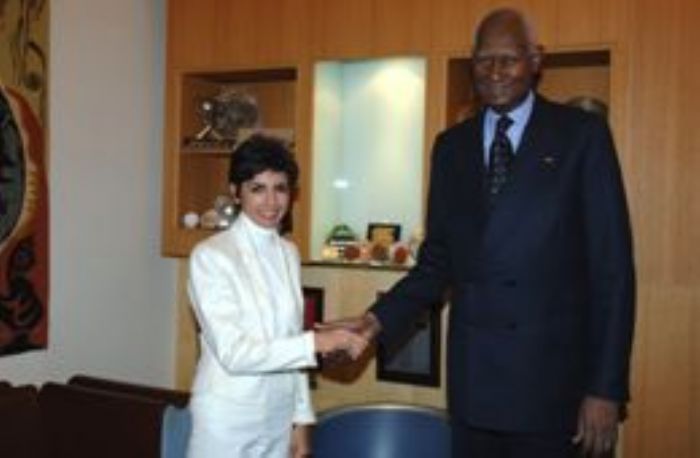Entretien ce jour entre Abdou Diouf et Rachida Dati