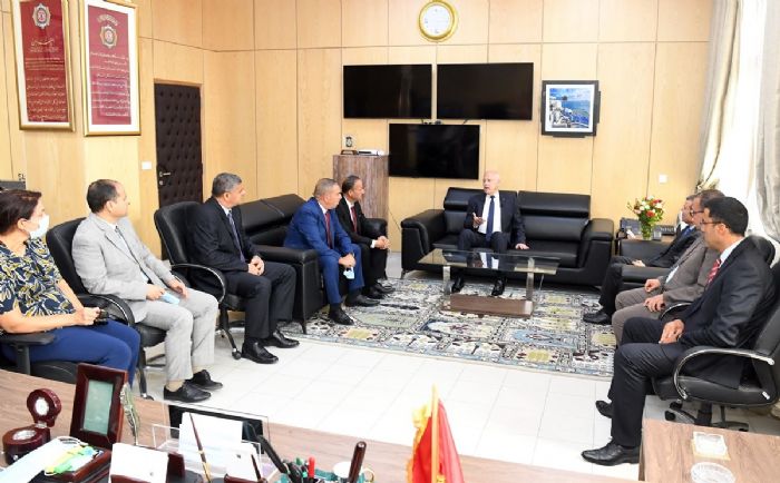 Kaïs Saïed rencontre des hauts cadres du ministère de l'Intérieur