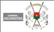 Compte rendu du Conseil des ministres du 15 septembre 2021 | AIB - Agence d'Information du Burkina