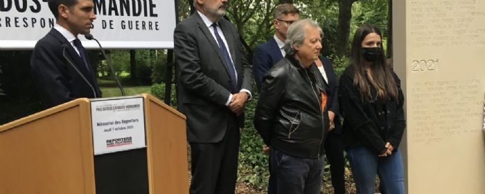 Sur la stèle 2021 du Mémorial des reporters de Bayeux, 53 noms de journalistes tués | RSF