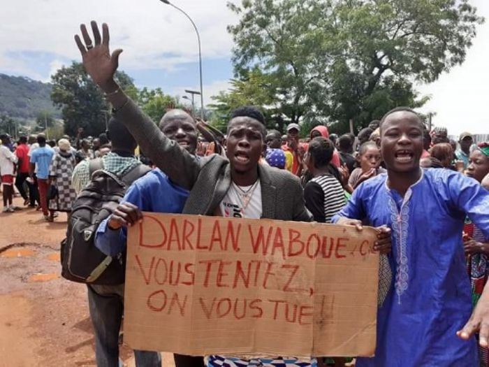 Nouvelle manifestation devant la cour constitutionnelle