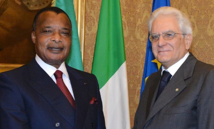 Tête à tête entre Denis Sassou N’Guesso et Sergio Mattarella - Journal de Brazza