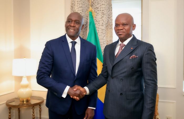 Gabon : Le chef de l'Etat a échangé avec Makhtar Diop