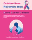 Octobre rose - Novembre bleu : 2 mois, 2 causes, 1mission