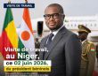 Le nouveau Président béninois hôte du Niger le 2 juin 2026