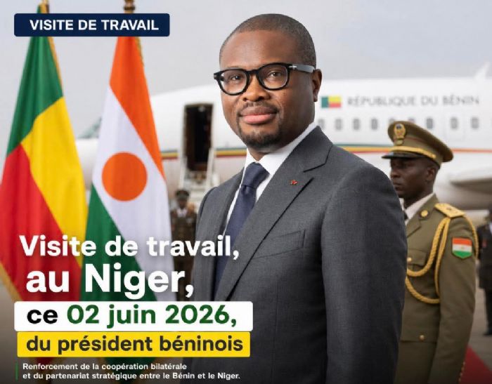 Le nouveau Président béninois hôte du Niger le 2 juin 2026