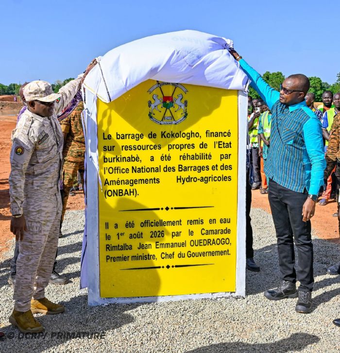 Réhabilitation du barrage de Kokologho : le Gouvernement renforce les bases de la souveraineté alimentaire