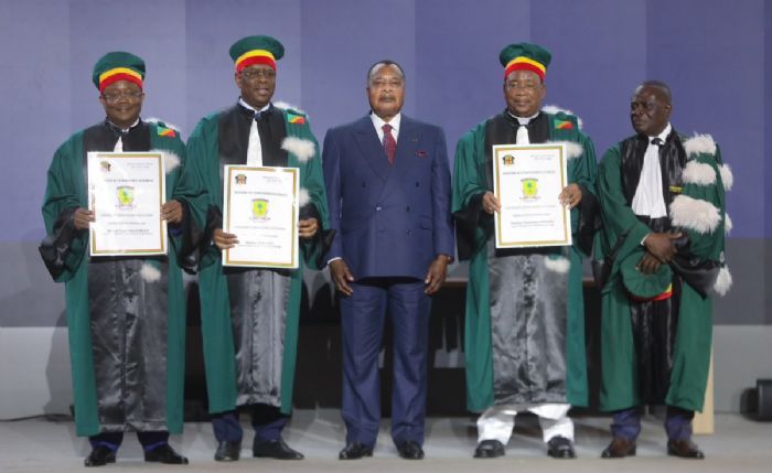 Trois anciens chefs d'État africains élevés au rang de docteurs honoris causa