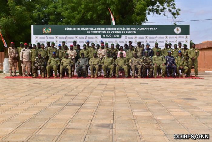Niger : l’École Militaire Supérieure clôt la formation de sa 2ᵉ promotion de l’École de Guerre