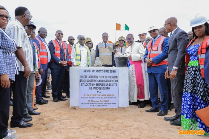 Construction de 420 logements sociaux et économiques à Yamoussoukro:  Les missions dévolues à l’ANAH-CI
