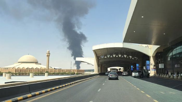 Egypt condemns strikes on Riyadh airport as fresh explosion triggers evacuation and flight grounding