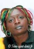Interview de charlotte Mbango apres sa medaille d'or au J.O.d'Athene