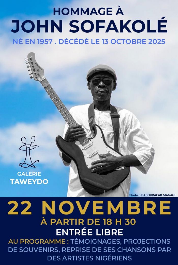 Un hommage vibrant à John Sofakolé : le Jimmy Hendrix du Niger - Fofo Mag – Culture nigérienne, musique, artistes, patrimoine & actualités culturelles