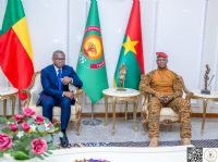 Coopération : le président béninois Romuald WADAGNI est arrivé à Ouagadougou
