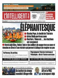 L’Intelligent en PDF:  Mondial-La Côte d’Ivoire au deuxième tour pour pour la première fois   ÉLÉPHANTESQUE