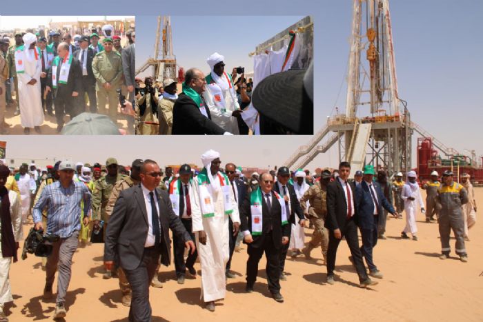 Coopération bilatérale Niger-Algérie : Lancement des forages de puits exploratoire du bloc pétrolier Kafra Sud-Est 1 par les Premiers ministres des deux pays