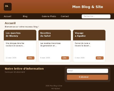 Aperçu du modèle Sahel